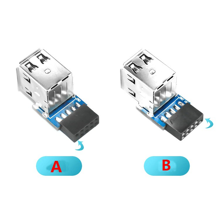 Adapter Chuyển Đổi Usb 2.0 9 Pin Sang Usb 2.0 | BigBuy360 - bigbuy360.vn