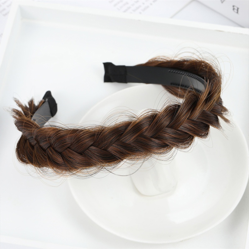 Cài Tóc Giả Thắt Bím Xương Cá Chống Trượt Thời Thượng Cho Nữ