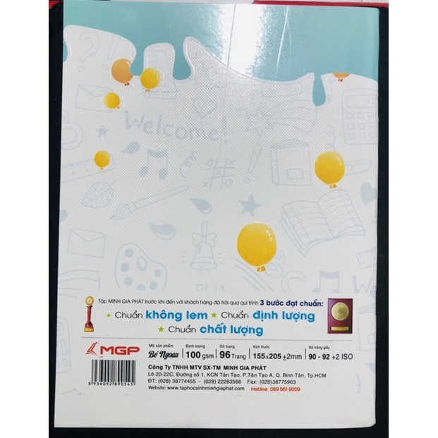 Combo 10 quyển tập bìa hình 3D đlg-100 MGP(tập không lem)