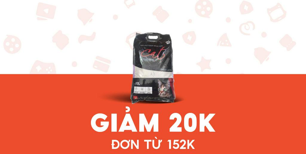 - PetCity - Giảm 20K Cát vệ sinh Cat Eyes Bentonite hương hoa cỏ