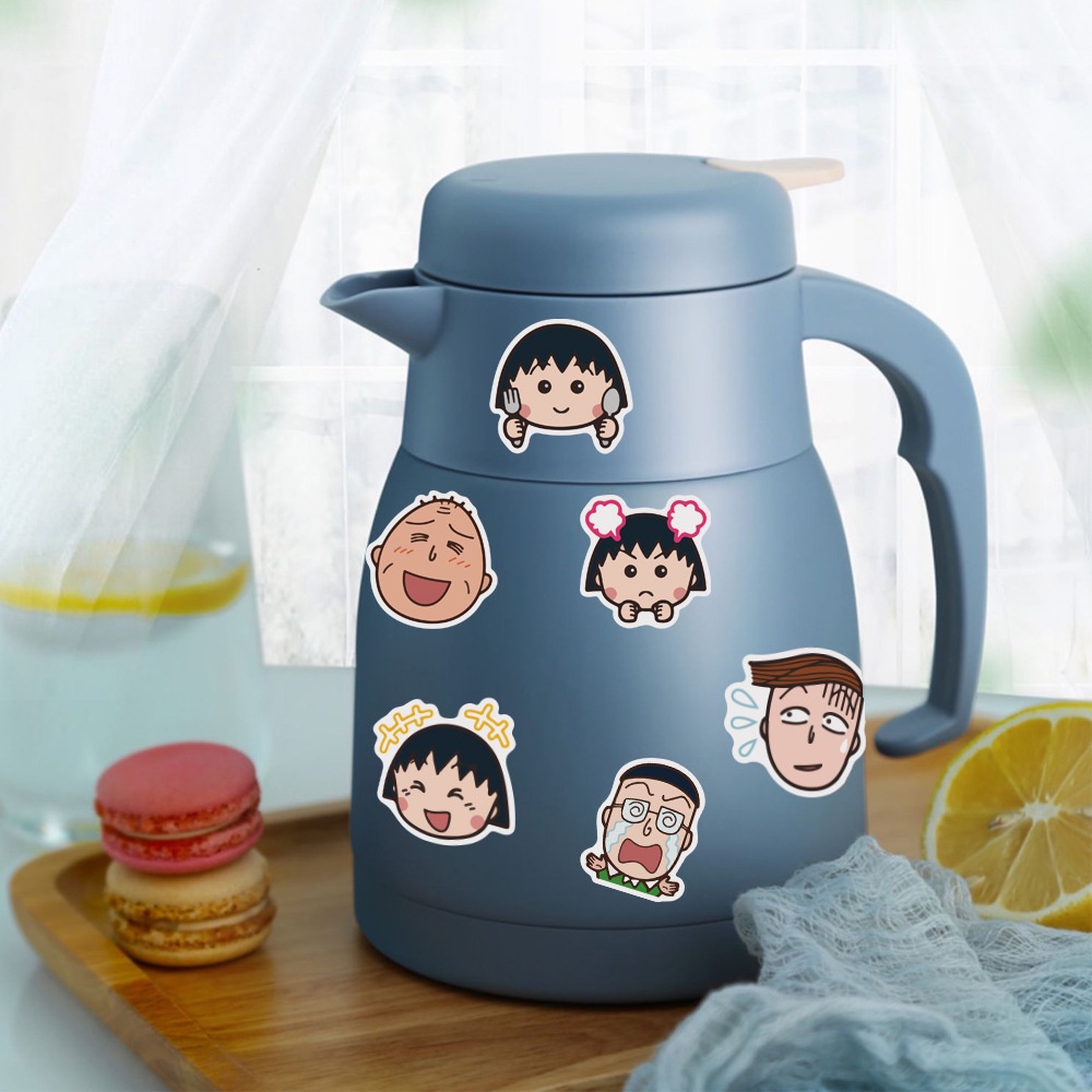 J· Bộ Hình Dán Chống Thấm Chibi Maruko-Chan, 50 tờ/bộ