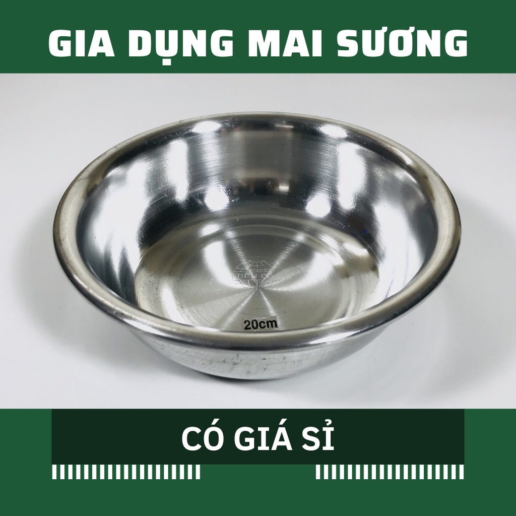[Giá Sỉ] Thau Nhôm Chậu Nhôm Tiến Đạt đường kính 22 24 26 28 30 32 34 36cm