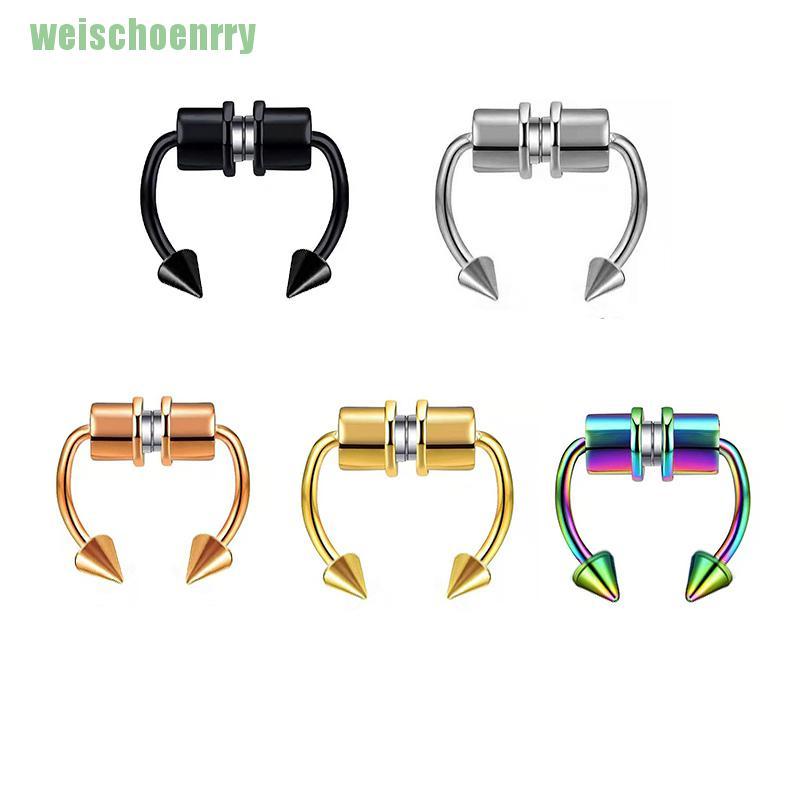 【♢Khuyên Mũi Không Cần Khoan Từ Tính Thời Trang