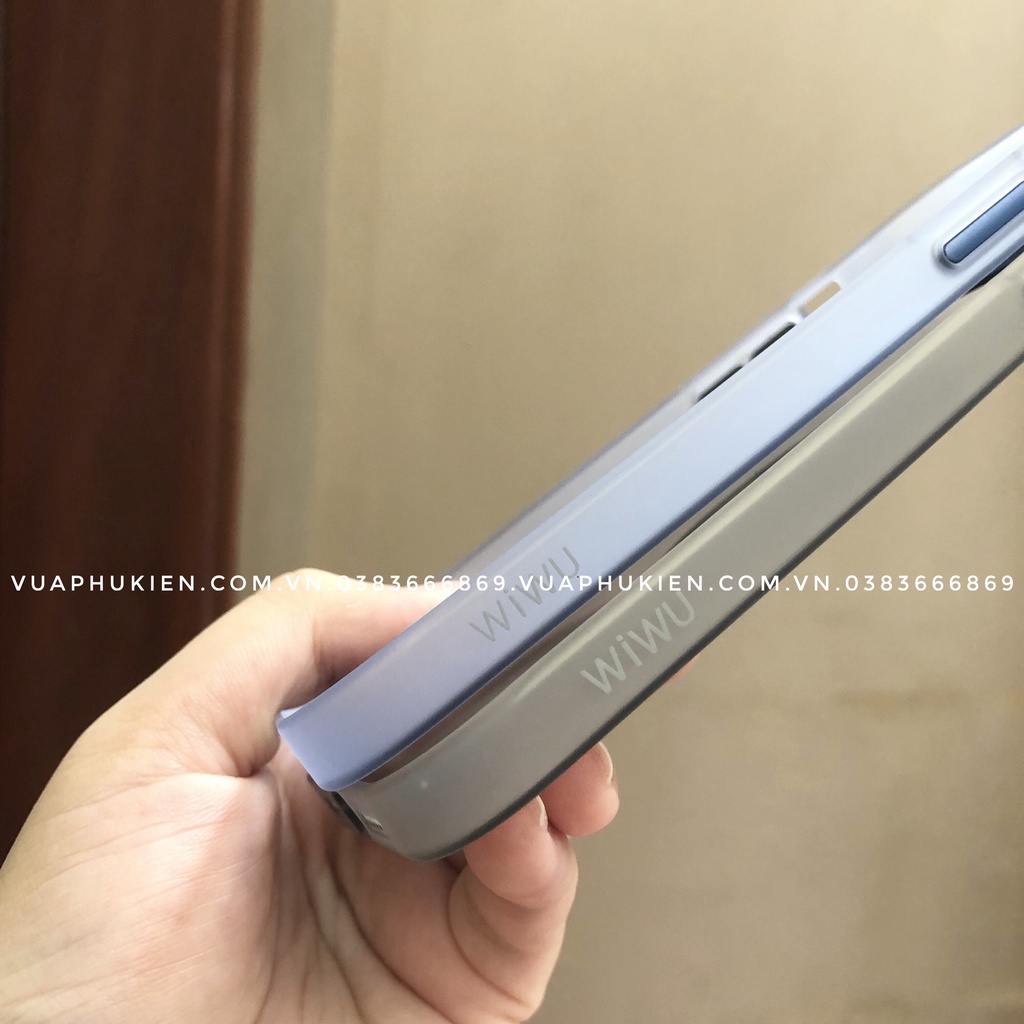 Ốp lưng nhám Magsafe WIWU Ultra Thin Slim Case cho iPhone 14 Pro Max/Plus/Pro hỗ trợ sạc không dây cao cấp - vuaphukien