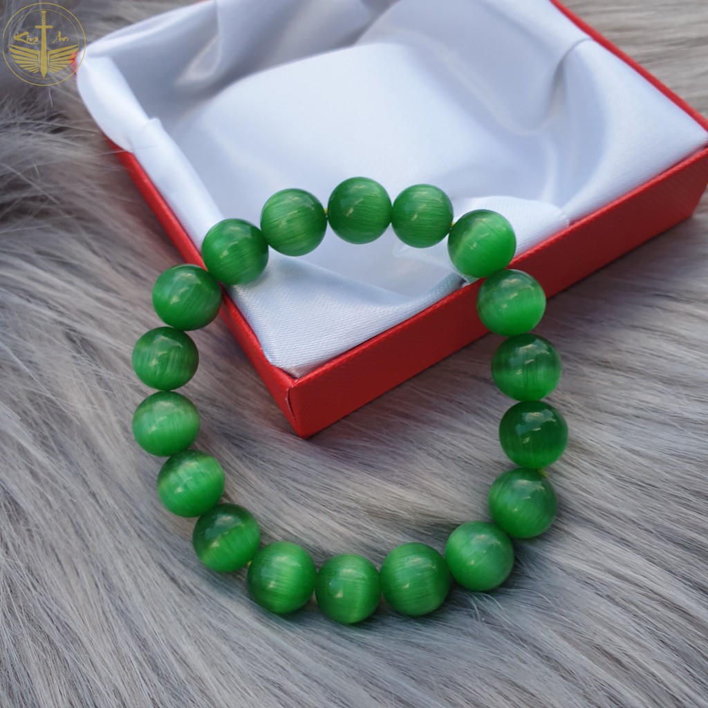 Vòng tay đá mắt mèo  nhiều màu