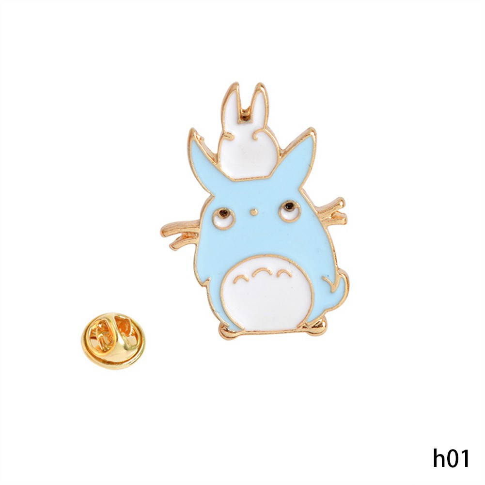 flowersqueen Ghim cài áo hình nhân vật phim hoạt hình Totoro đáng yêu