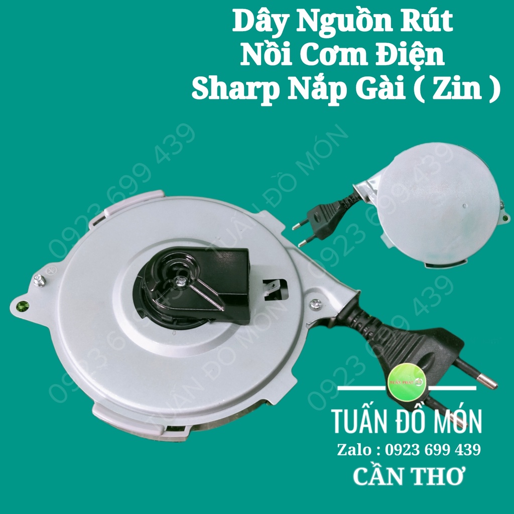 Dây Nguồn Rút  Nồi Cơm Điện Sharp Nắp Gài phụ kiện phụ tùng linh kiện chính hãng