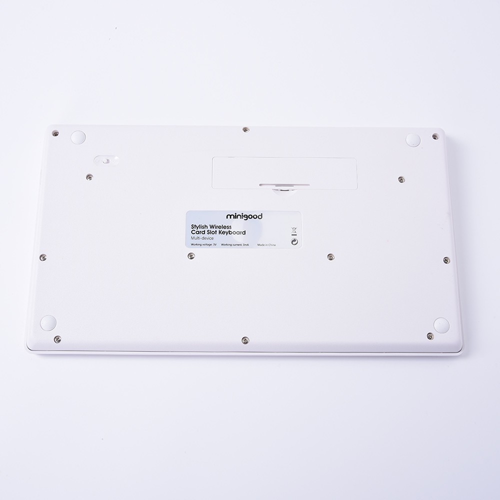 Bàn phím không dây Bluetooth đa năng  MINIGOOD  dùng cho mobile, PC, tablet