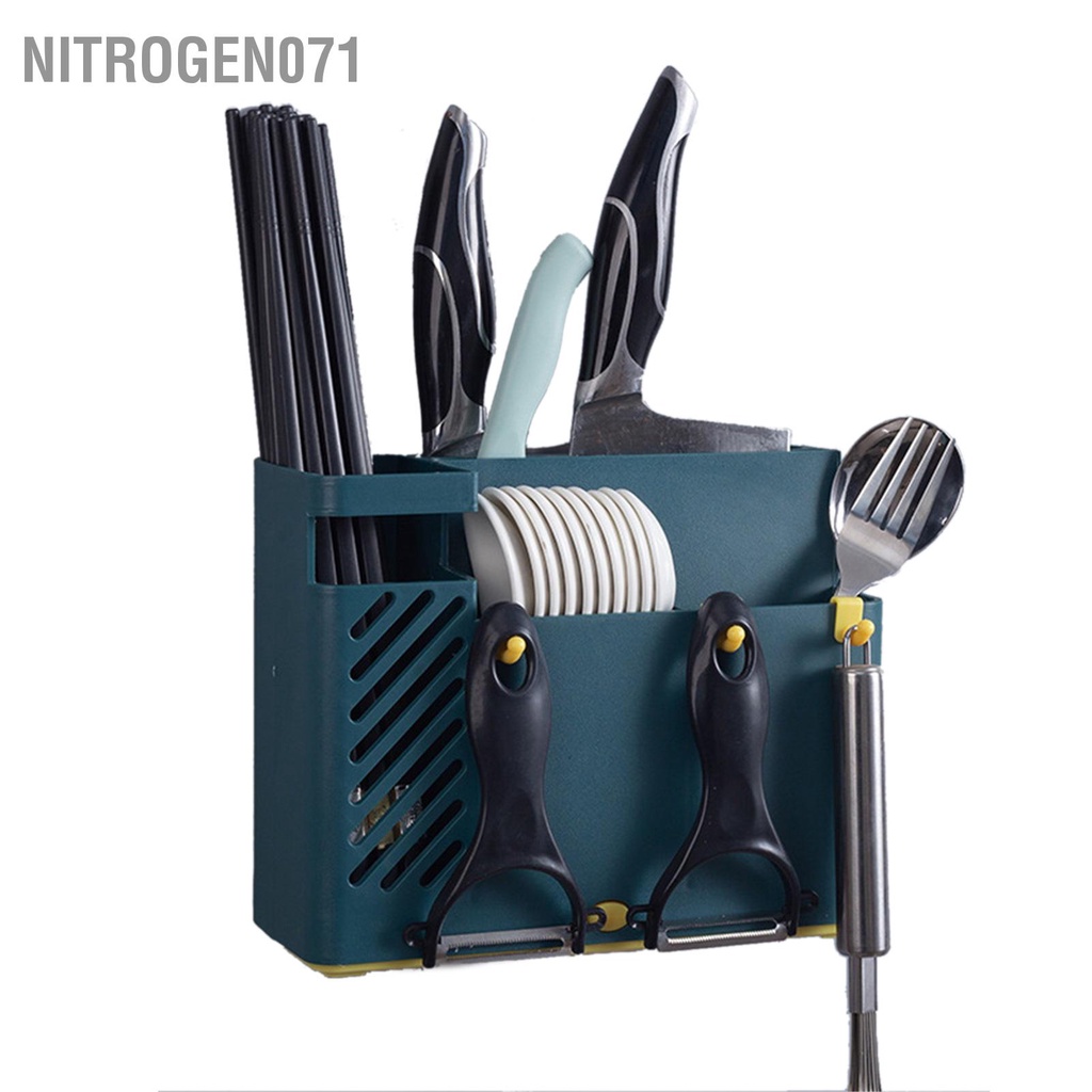 ❤️ Nitrogen071 Kệ để dao đũa muỗng dán tường ☀️ giá kệ để DAO ĐŨA MUỐNG thìa dán tường nhà bếp cao cấp Giá đỡ dao kéo treo đũa tường đa chức năng cho nhà bếp gia đình