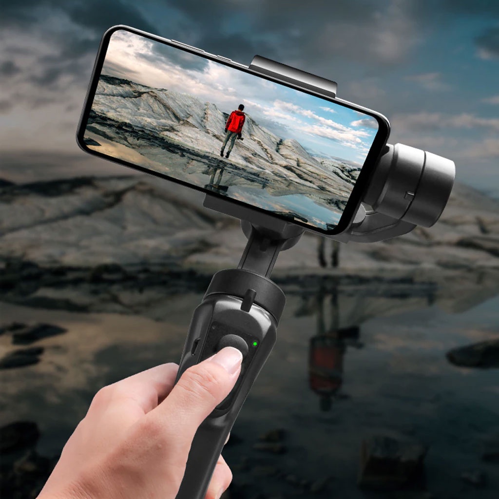 HÀ NỘI Tay cầm Gimbal 3 Axis T6 chống rung cho điện thoại và camera quay phim chụp ảnh - Gậy quay phim