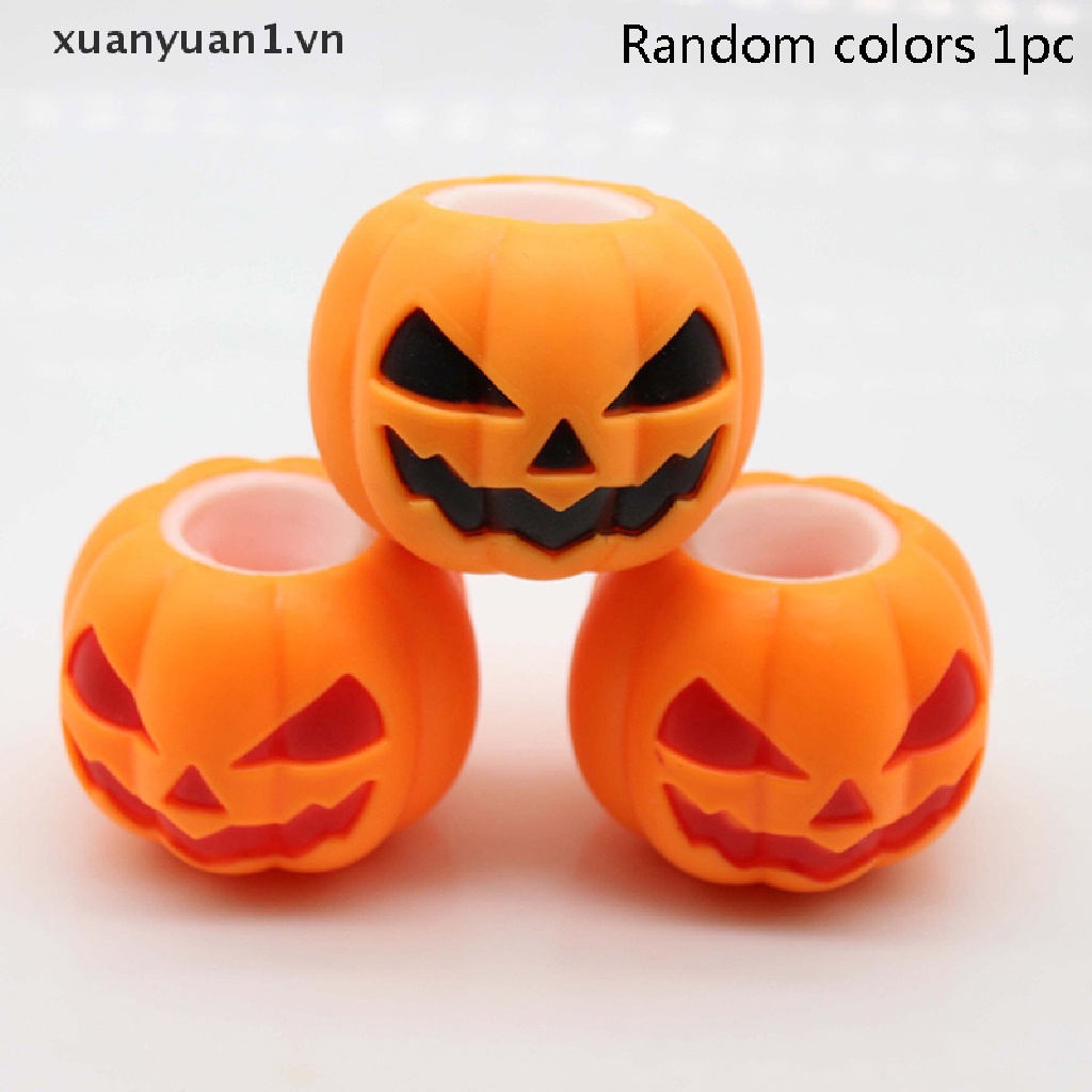 Trái Bí Ngô Ma Quái Bằng Nhựa Dùng Trang Trí Halloween