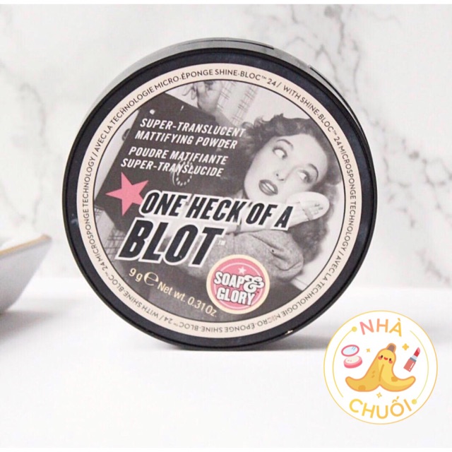 Phấn phủ kiềm dầu lâu trôi Soap and Glory One Heck’ of A Blot | BigBuy360 - bigbuy360.vn