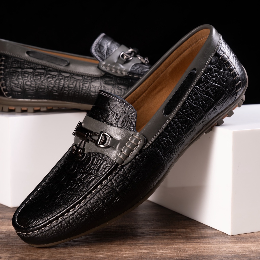 Giày da nam chất lượng da bò nguyên tầm, thương hiệu LexShoes, bảo hành 2 năm sử dụng