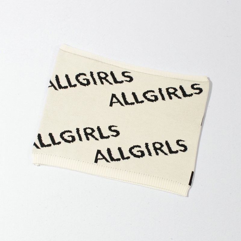 DUNEA Áo ống dệt kim hở lưng in họa tiết chữ cái quyến rũ cho nữ