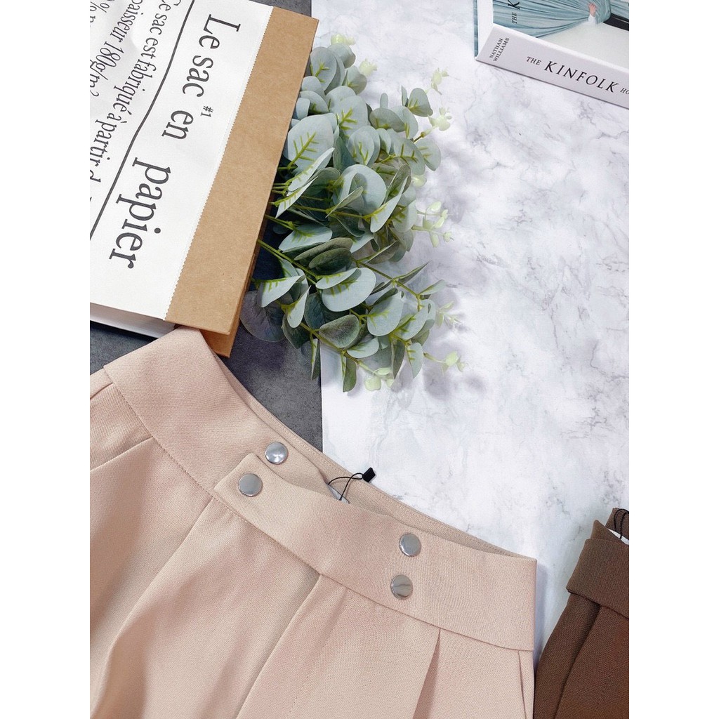 Quần Vải 𝐁𝐚𝐠𝐠𝐲 Nữ Cúc Chéo 𝐆𝐢𝐚𝐧𝐠𝐤𝐨𝐢𝐯𝐧𝐱𝐤
