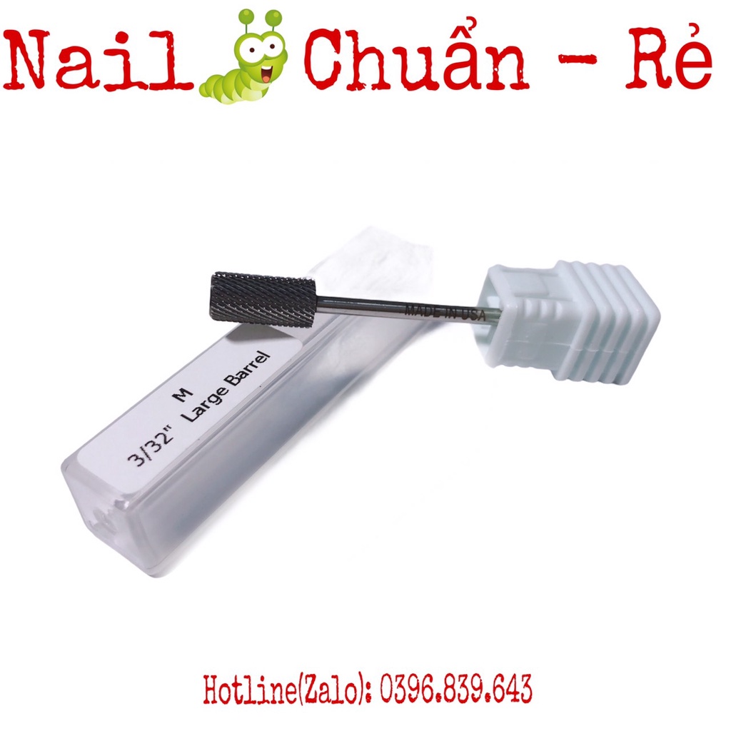 Đầu Mài Mỹ TiTan Phá Gel, Phá Bột, Mài Phom, Mài Da Mài Khóe- Đầu Mài Không Nóng, Không Xước Da - Không mòn