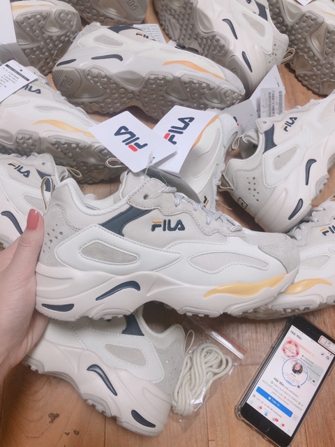 FILA RAY TRACER WHITE_BLUE_YELLOW chính hãng