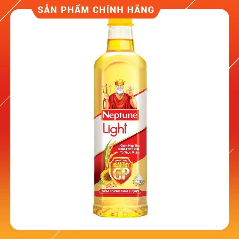 Dầu thực vật cao cấp Neptune Light chai 1 lít, 2 lít