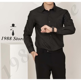 Áo sơ mi nam dài tay SD-08 (Màu đen)