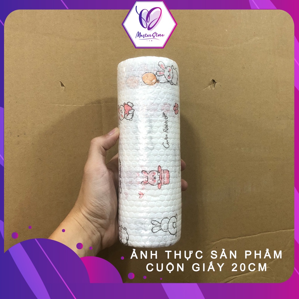 Cuộn Khăn giấy lau nhà bếp đa năng siêu thấm Master Store