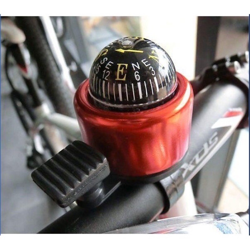 Chuông xe đạp hợp kim nhôm mạ điện nhiều màu la bà hình cầu