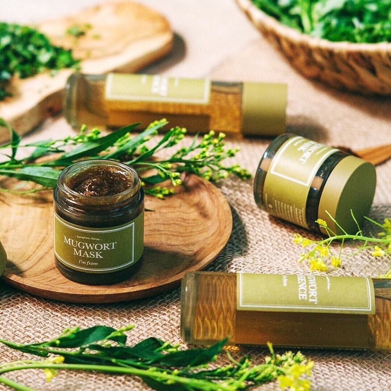 Mặt Nạ Chiết Xuất Ngải Cứu I'm From Giảm Viêm, Giảm Đỏ Sưng Mụn Mugwort Mask 110g