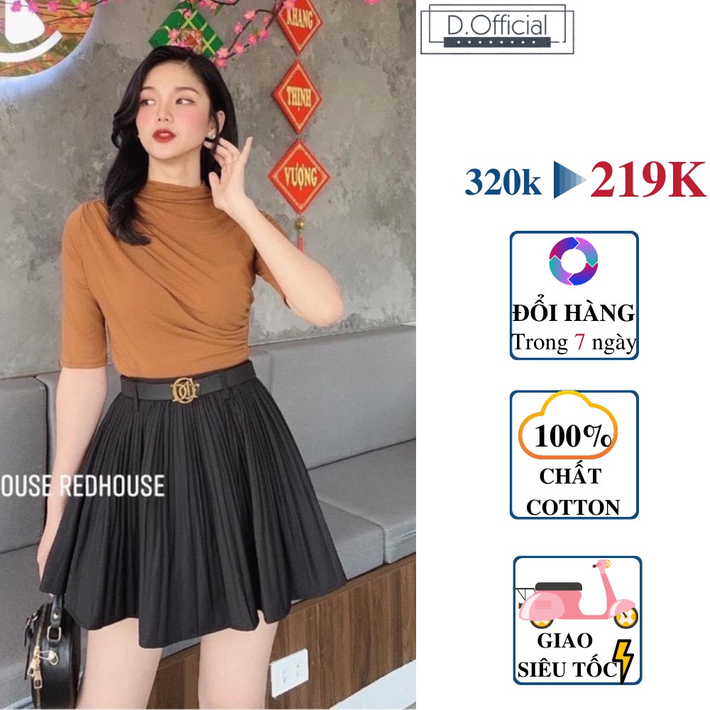 Chân Váy Xòe Xếp Ly Nhỏ 2 Màu Kèm Đai Cao Cấp Loại 1 Freeship, Chân Váy Xếp Ly Kèm Đai Siêu Xinh Đi Chơi Sang Chảnh QC