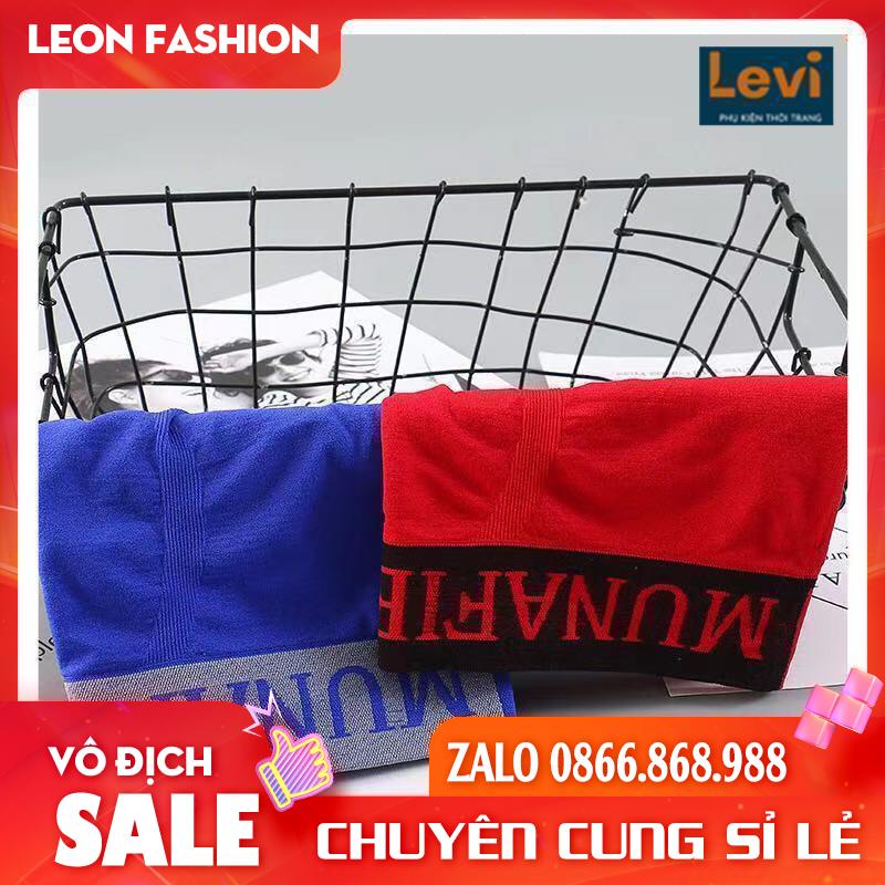 Quần Lót Nam Đùi, Quần Sịp Boxer Nam [MUNAFIE]  Free Size từ 55-85Kg Co giãn đa chiều, mỏng nhẹ êm ái