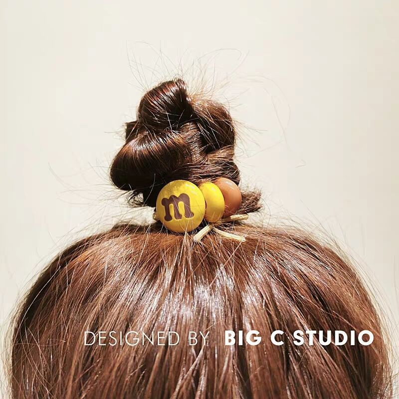 Dây Cột Tóc Hình Chữ Cái Phong Cách Hàn Quốc