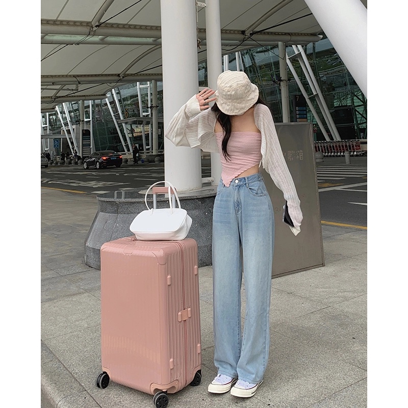 Áo kiểu cardigan chống nắng / Áo dây dệt kim màu trơn phong cách Hàn Quốc quyến rũ cho nữ