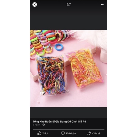 Kẹp tóc, cột tóc, dây buộc tóc sét 780 chi tiết kẹp tóc cho bé