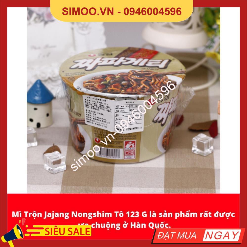 💥 ⚡ SẢN PHẨM CHÍNH HÃNG ( MÌ TRỘN JAJANG NONGSHIM HÀN QUỐC TÔ 123G