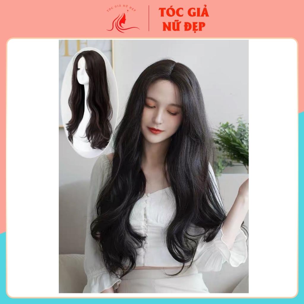 Tóc giả nguyên đầu xoăn lơi 2 mái bay, 2201