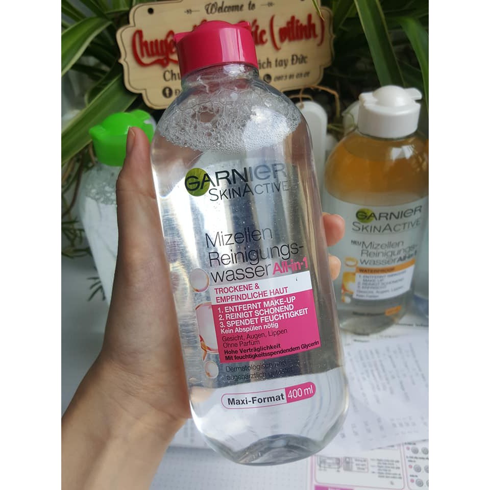 (BILL ĐỨC) NƯỚC TẨY TRANG GARNIER 400ML (BILL ĐỨC)