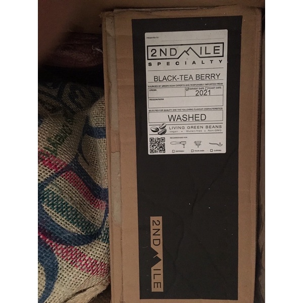 HẠT - 2 TÚI 250 GRAM CÀ PHÊ  - ETHIOPIA YIRGACHEFFE KURABIKI G2 - WASHED - RANG MỘC - ESPRESSO/COLD BREW.