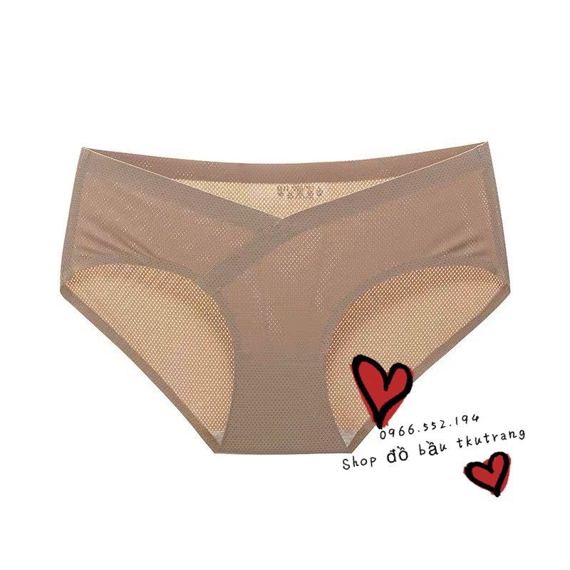 (Sét 10c ) Quần lót bầu thông hơi không viền cho mẹ bầu