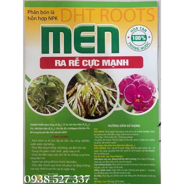 2 Phân bón lá kích ra rễ cực mạnh MEN 100g/hộp giá rẻ