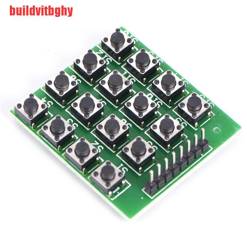 {buildvitbghy}4*4 Matrix Keypad Keyboard Module 16 Botton MCU For Arduino Atmel Stmap OSE