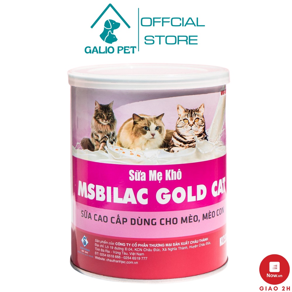 Sữa Mẹ Khô Cho Mèo Msbilac Gold Cat 330gr (PET FOOD)