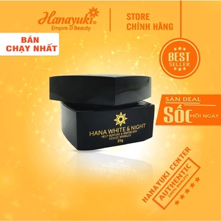 Kem dưỡng trắng da phục hồi ban đêm Hana White Night Hanayuki -Chính hãng 100%