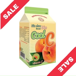 sữa chua uống lên men đào cool c 450ml