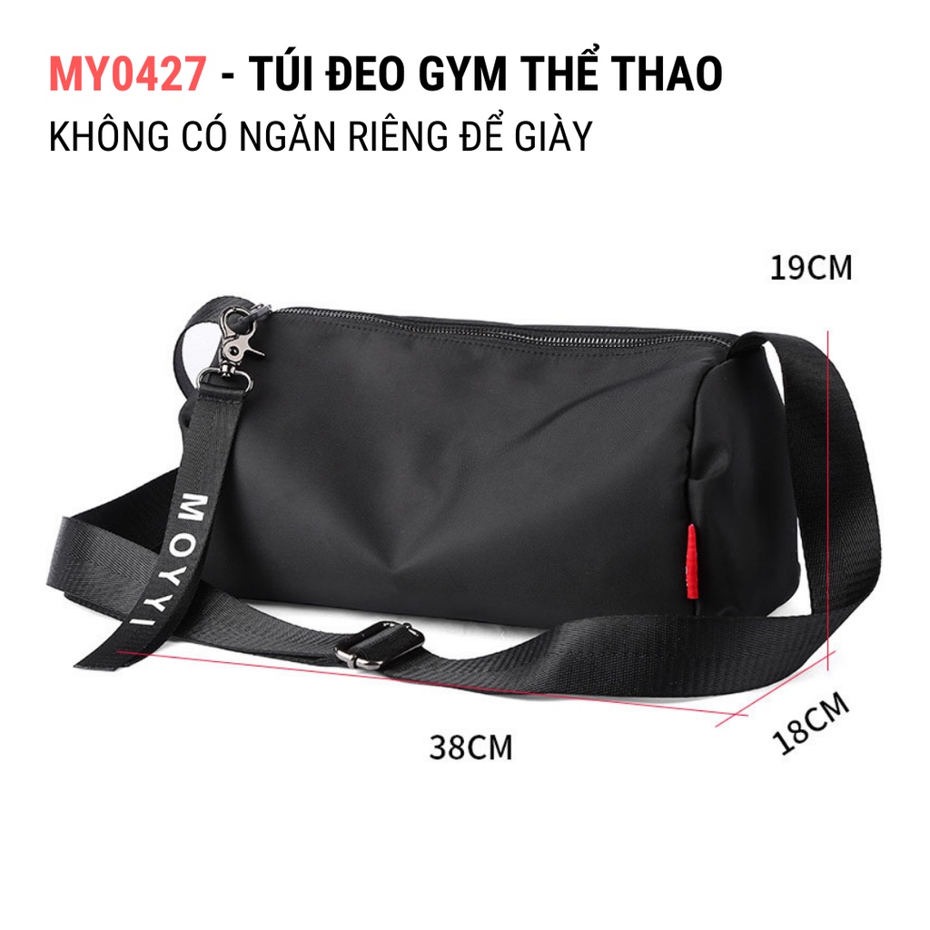 Túi Đeo Thể Thao GYM Moyyi MY0437 Vải Tùy Chọn Ngăn Đựng Giày Size Lớn Fiiago Shop