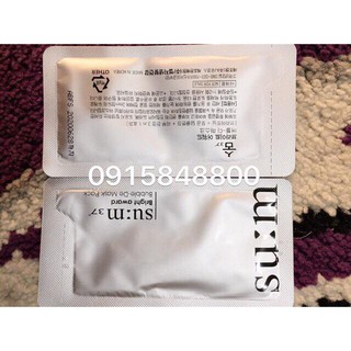 Com bo 2 gói mặt nạ thải độc sum đen hoặc trắng