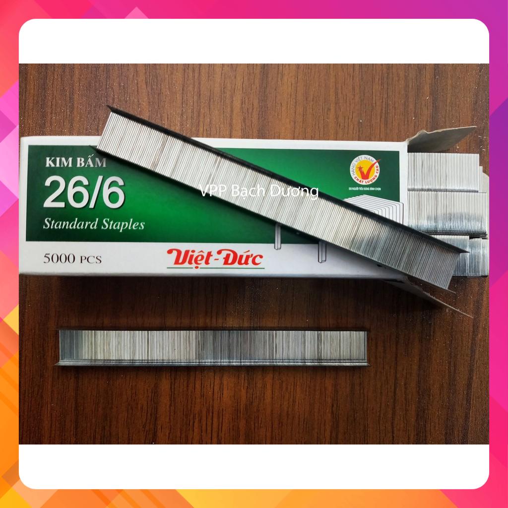 Kim bấm 26/6 Việt Đức - hộp 5000 kim