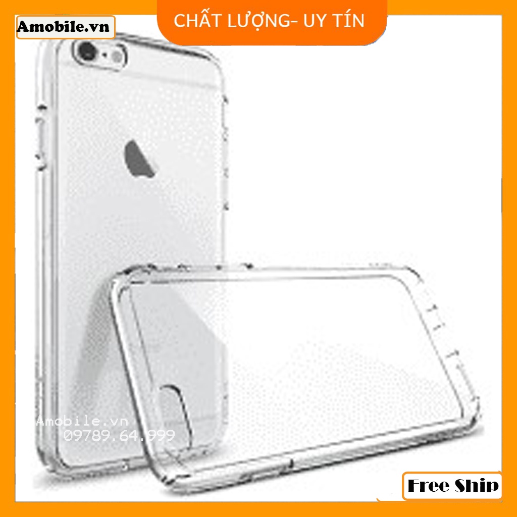 Ốp lưng ip6/6s/ Ốp lưng Silicon Trong Suốt chống sốc - Đủ mã Iphone 6 Iphone 6s đủ mã đến pro max hàng chất