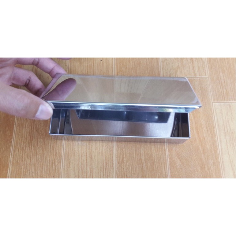 Hộp Inox Chữ Nhật Đựng Dụng Cụ Các Cỡ