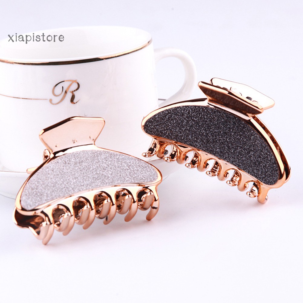Kẹp Tóc Nhựa Màu Trơn Thời Trang Cho Nữ