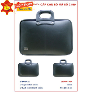 Cặp văn phòng/cặp công sở/cặp da/cặp cán bộ cho nam Ladoda mã Ca459