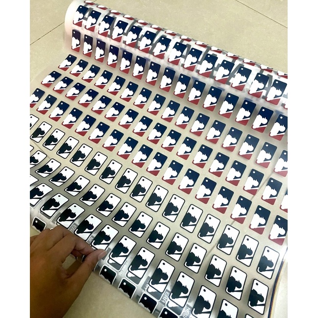 Hình dán nhiệt Logo MLB