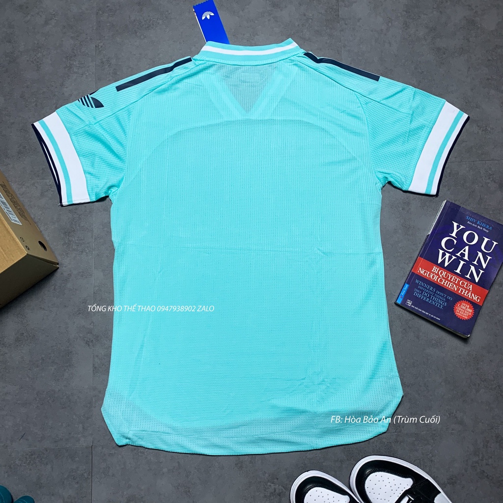 Bộ quần áo thể rthao ba lá màu xanh ngọc hàng cao cấp Thailand